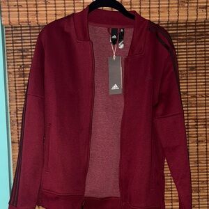 Adidas Maroon Track Jacket